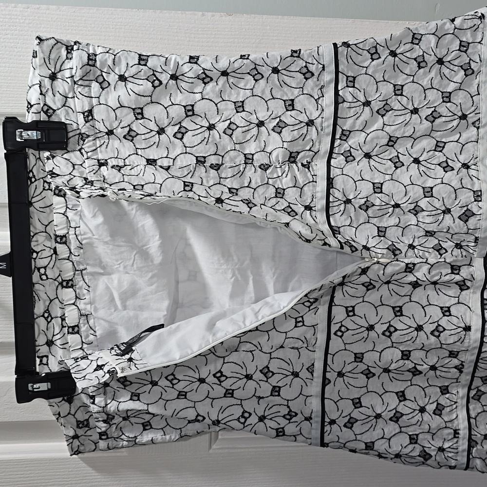 Autograph Black & White Floral Dress Size 14 - Picture 11 of 14